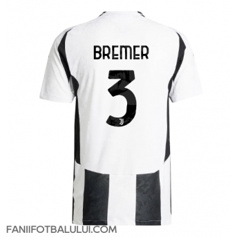 Juventus Gleison Bremer #3 Tricou Fotbal Replică 2024-25 Barbati Acasa